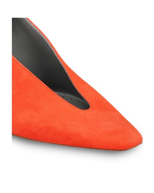 Balenciaga Red Duchesse Pumps