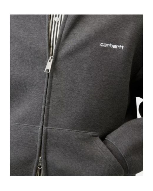 Carhartt Gray Alda Zip Sweat Jacket for men