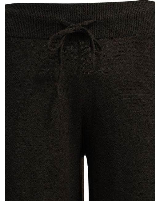 Lisa Yang Black Drawstring Casual Pants
