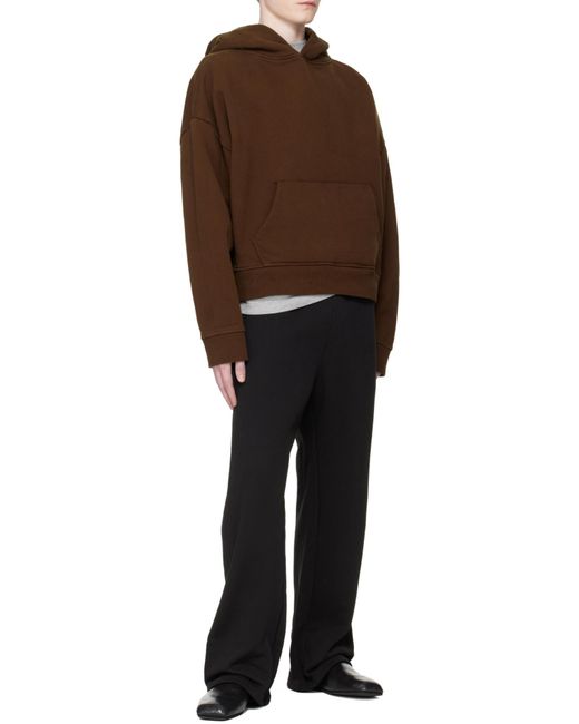 Entire studios Brown Straight-Leg Elastic Waistband Sweatpants for men