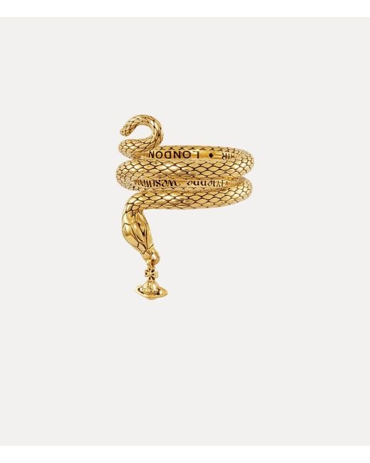 Vivienne Westwood Metallic Albane Coil Ring