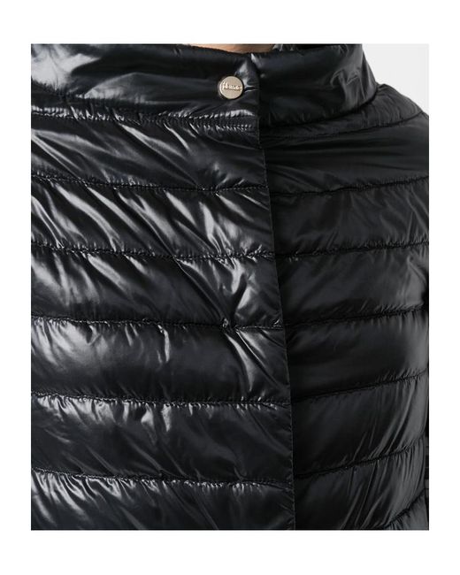 Herno Black Short-Sleeved Vest