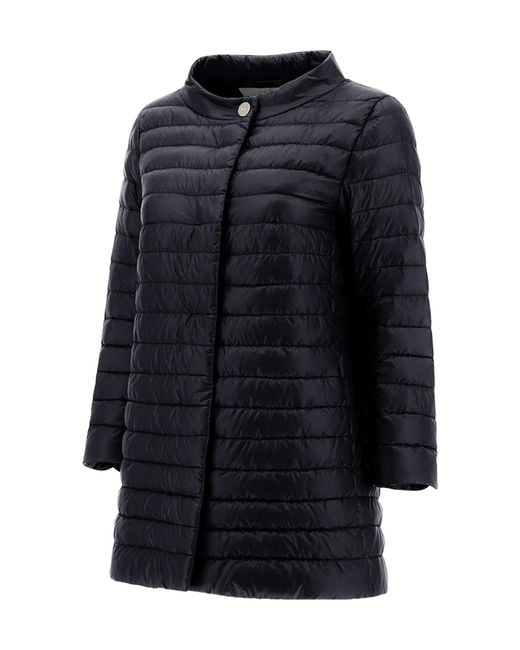 Herno Blue Rossella Quilted Coat