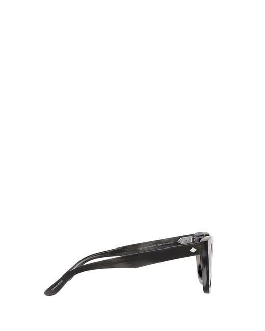 Giorgio Armani Gray Square Frame Sunglasses for men