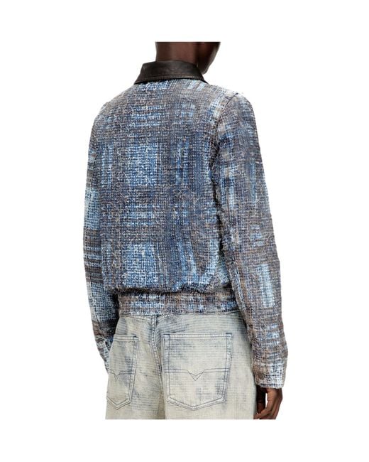 DIESEL Blue De-Ateli-S Jacket