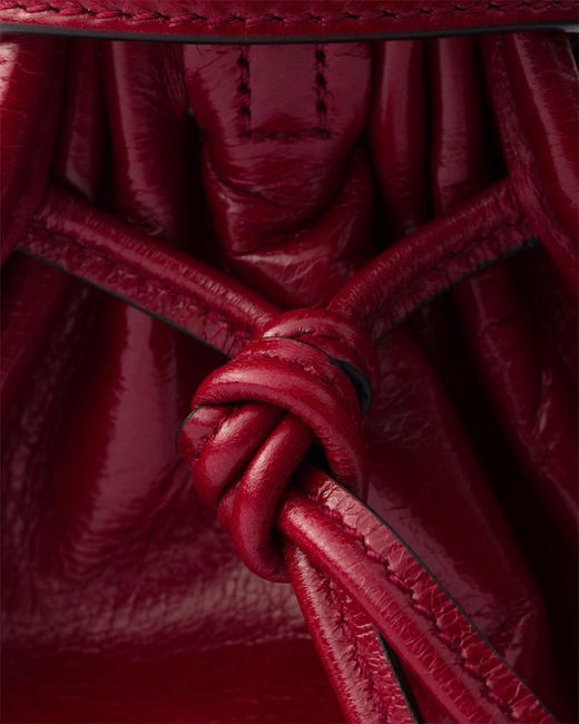 Prada Red Medium Bonnie Leather Tote Bag