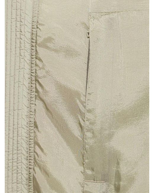 Rick Owens Green Zippered Casual Jacket for men