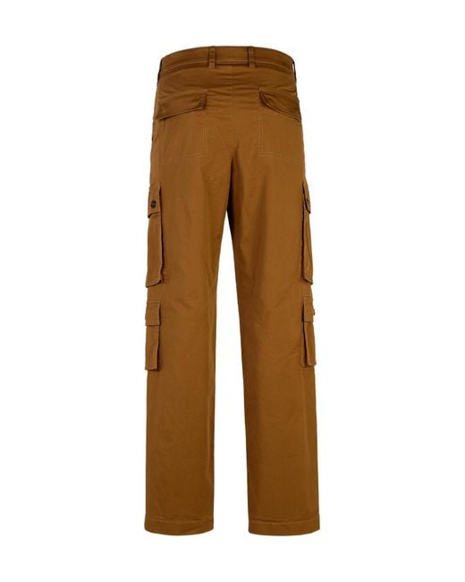 Dolce & Gabbana Brown Straight Leg Pants for men