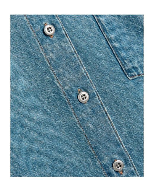 Rag & Bone Blue Denim Shirt