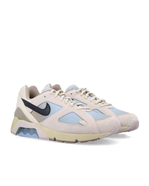 Nike White Air Max 180 Logo Patch Sneakers for men