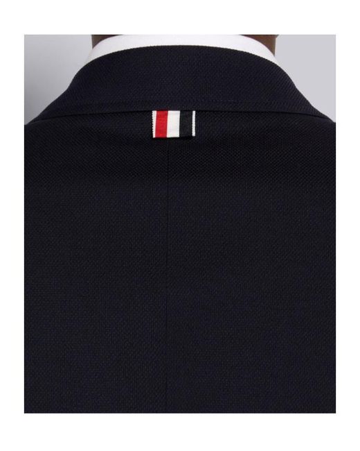 Thom Browne Blue Single-Breasted Jacket for men