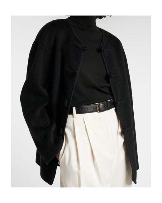Rohe Black Long Sleeve Casual Jacket