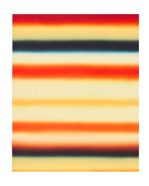 Loewe Blue X Paula S Ibiza Striped Cotton Poplin Pareo