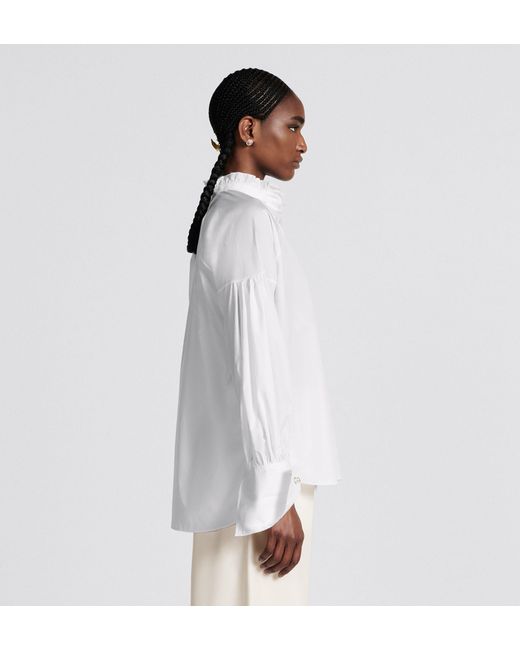 Dior White Blouse