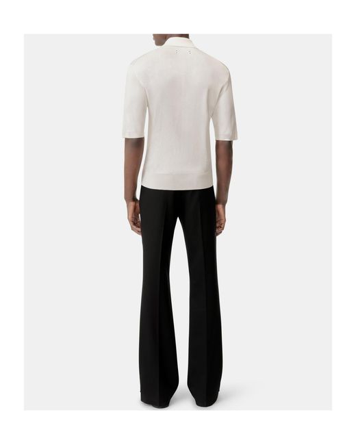 Amiri White Spirit Short-Sleeve Polo Shirt for men