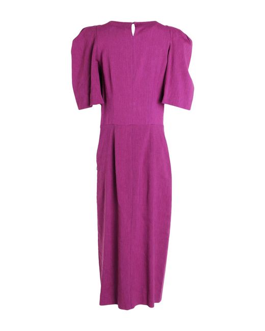 Isabel Marant Purple Unlined Bodycon Dress