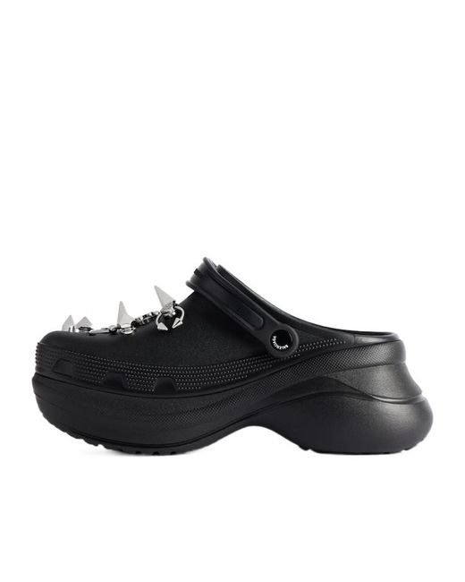 Balenciaga Black X Crocs X Mule Jibbitz Sandals