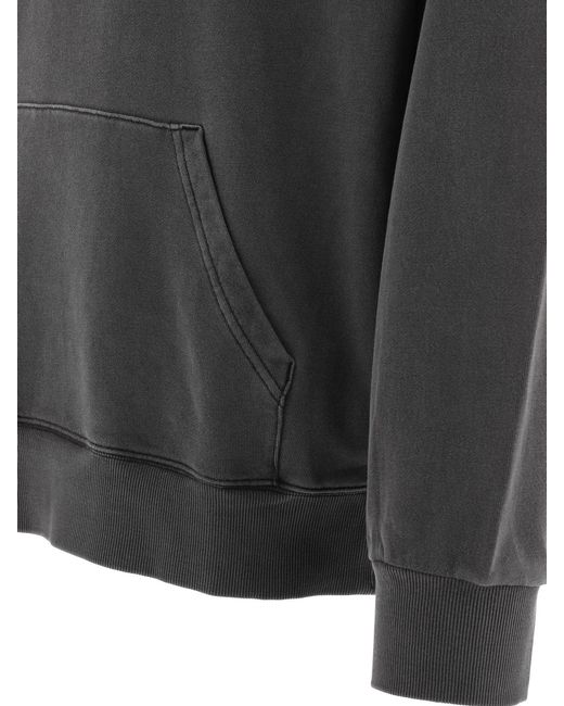 Carhartt Gray Long-Sleeved Hooded Hoodie for men