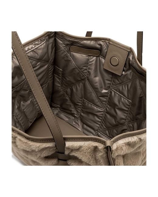 Gianni Chiarini Brown Quilted Handbag