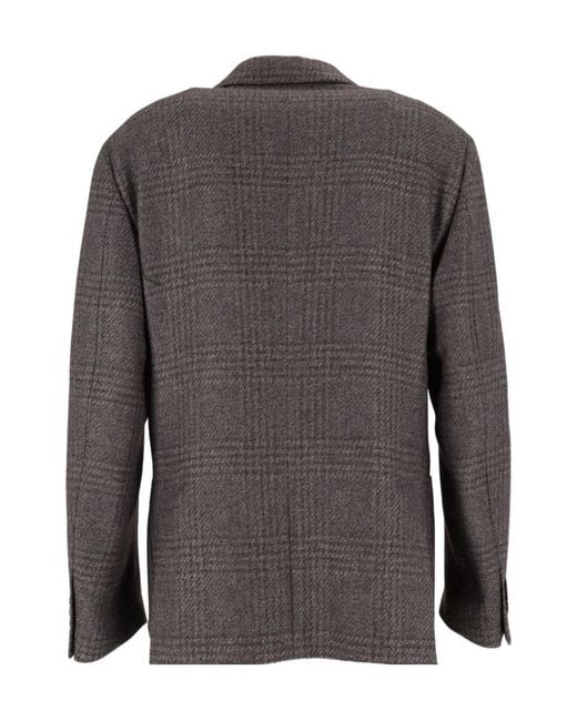 Lardini Gray Single Breasted Tailored Blazer for men