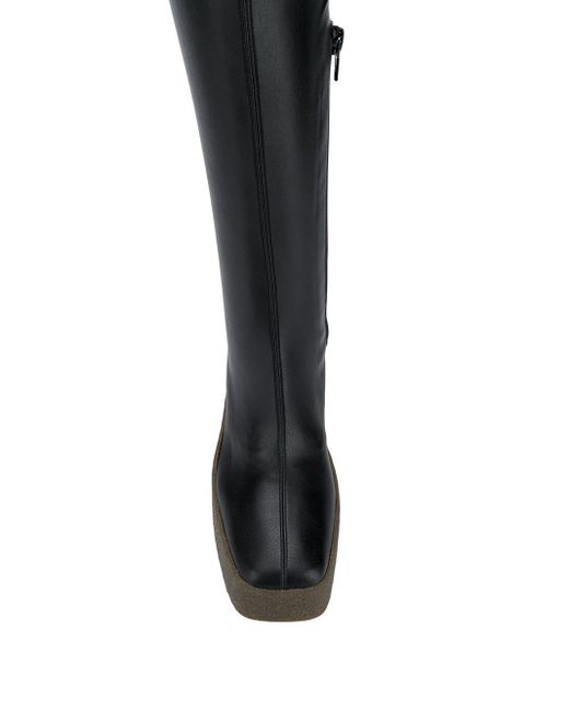 Stella McCartney Black Over Knee Boots