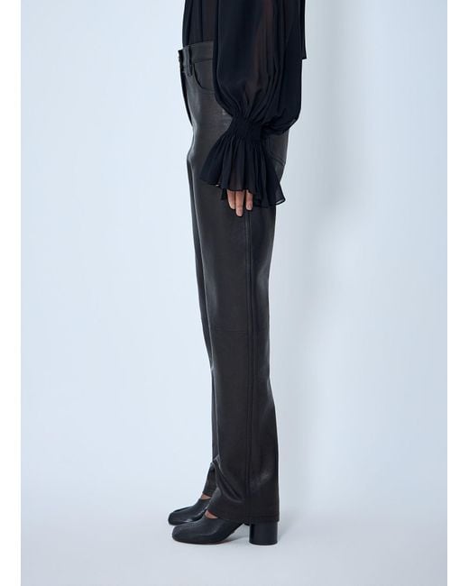 Khaite Black Five-Pocket Casual Pants