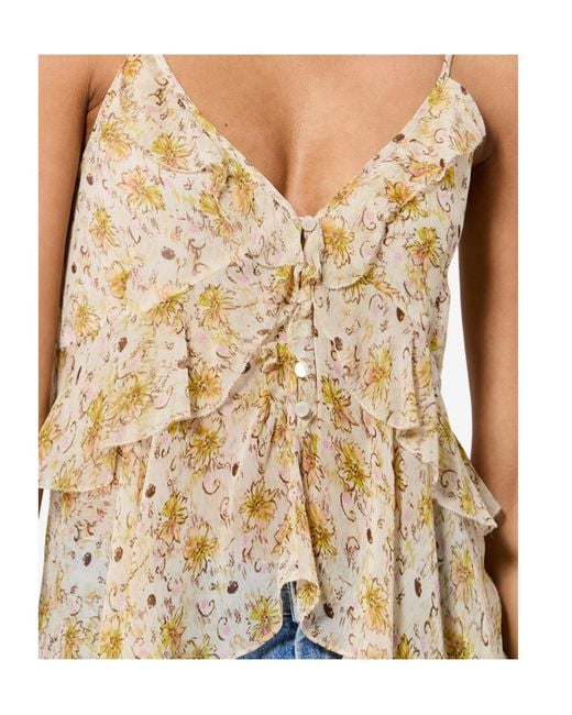 Isabel Marant Natural Briara Top