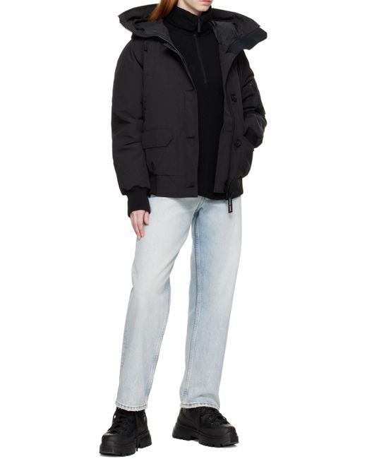 Canada Goose Black Tech Fabric Padded Down Jacket
