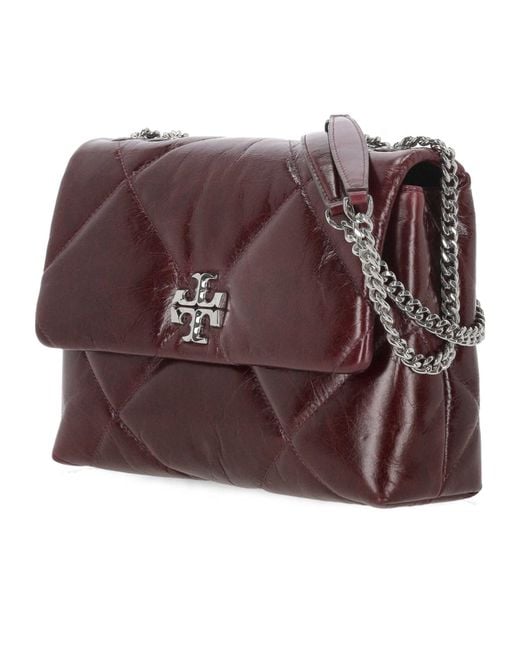 Tory Burch Purple Kira Embellished Convertible Shoulder Bag