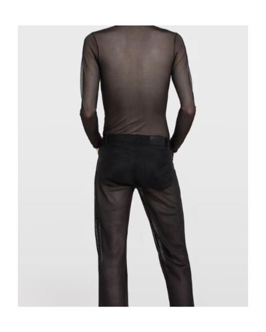 Gucci Black Mesh Jersey T-Shirt for men