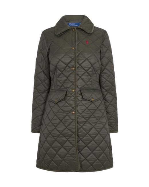 Ralph Lauren Gray Plaid Cotton Coat