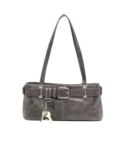OSOI Gray Rectangular Handbag