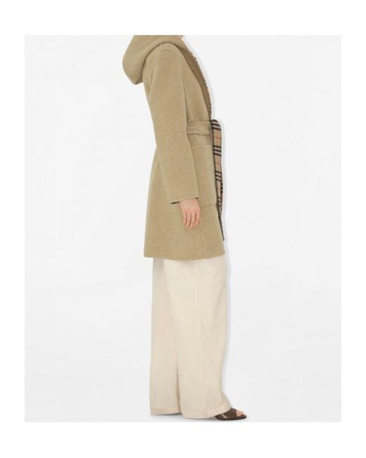 Burberry Natural Belted Reversible Coat
