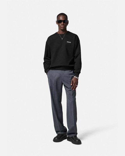 Versace Black Hills Crewneck Sweatshirt for men