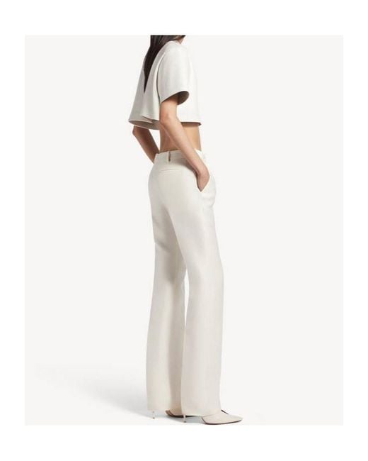 Balenciaga White Slim Tailored Pants