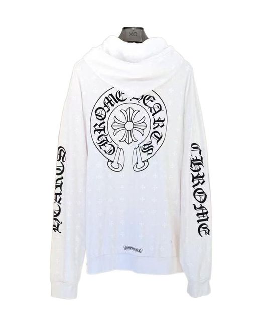 Chrome Hearts White Hoodies for men