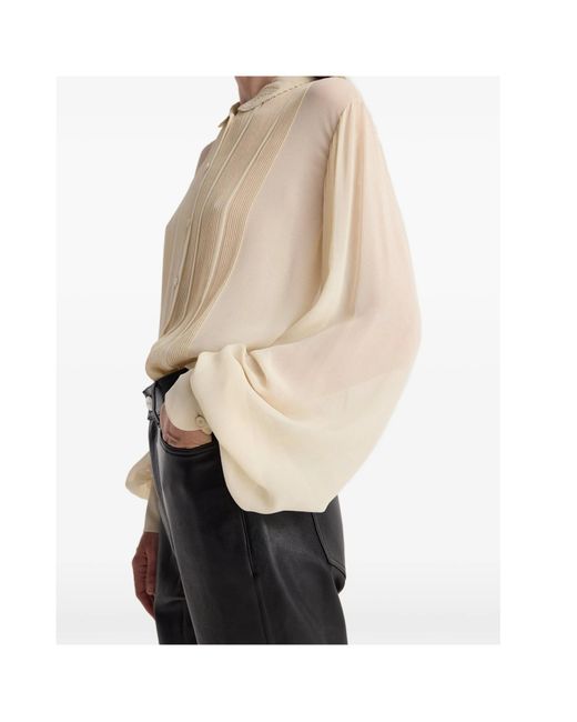 Rohe Natural Puffsleeve Blouse