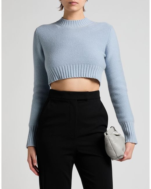 Max Mara Black Solid Color Flared Pants