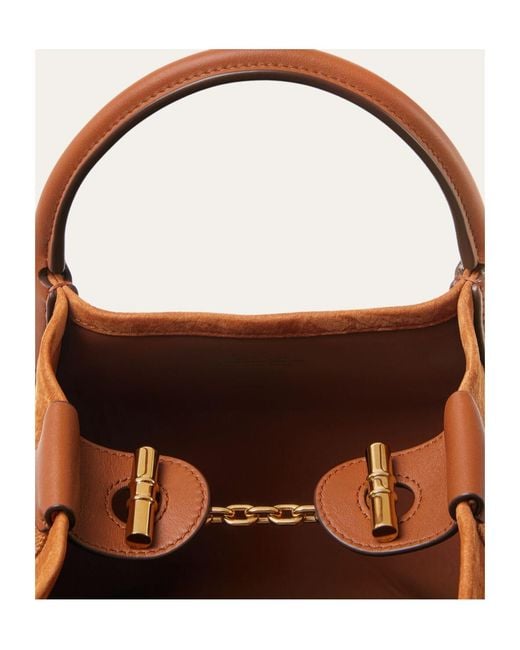Loro Piana Brown Small Bale Bag