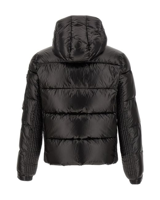 Tatras Black Quilted Hooded Down Jacket for men