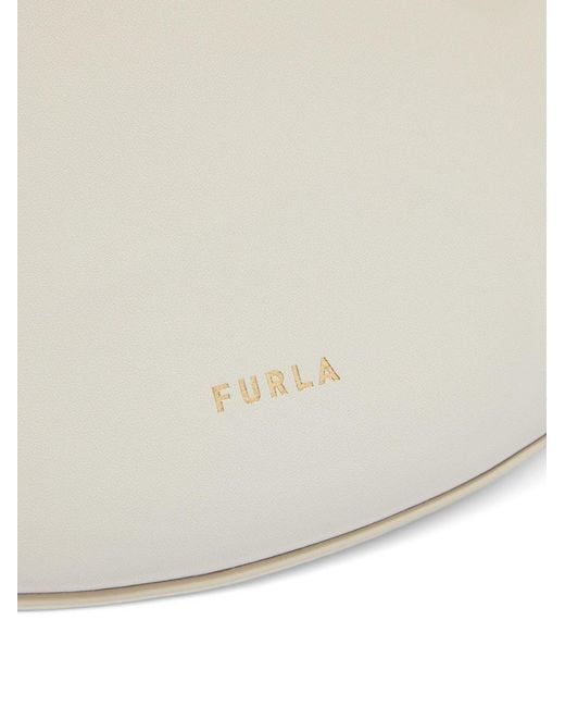 Furla White Moonstone Medium Shoulder Bag