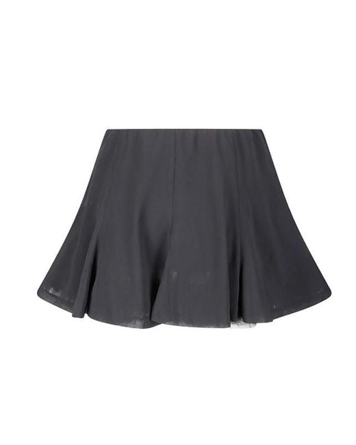 AVAVAV Gray Tulle Mini Skirt