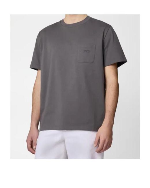 Tod's Gray Crew Neck T-Shirt for men