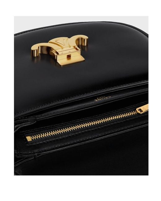 Céline Black Teen Chain Besace Triomphe