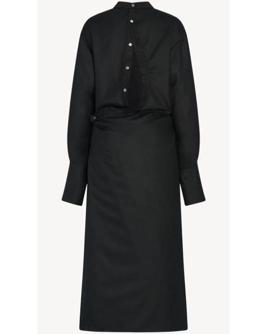 The Row Black Thalassa Dress
