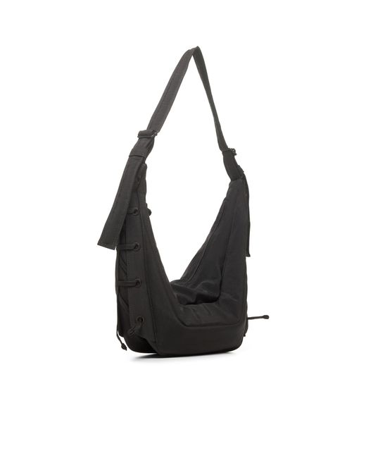Lemaire Black Zippered Shoulder Bag for men