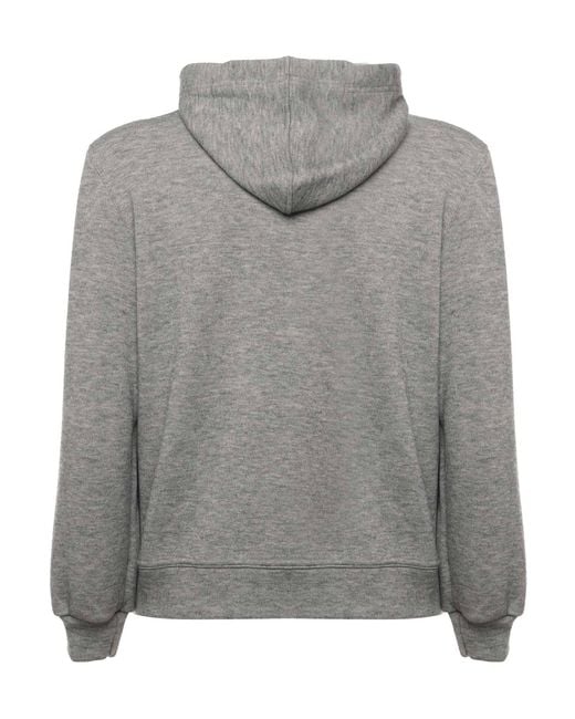 Giuliano Galiano Gray Guetta Zip-Up Hoodie for men