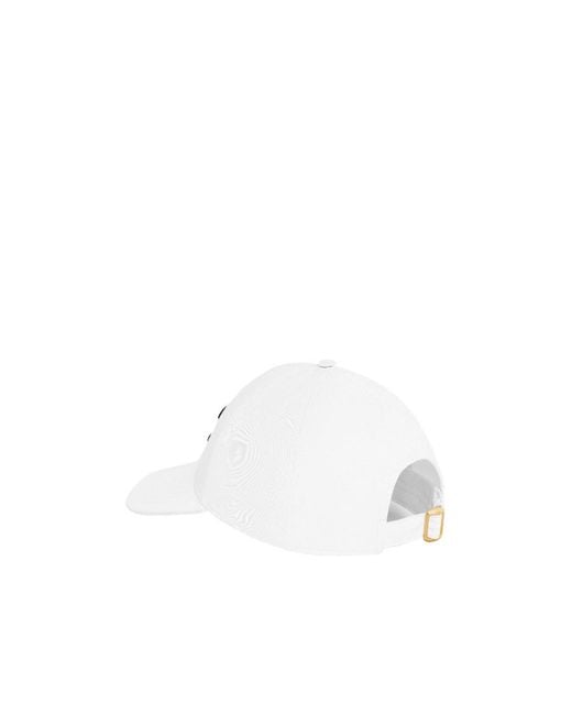 Céline White Triomphe Baseball Cap