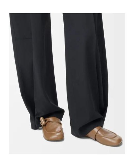 Loewe Brown Toggle Slip-On Loafers