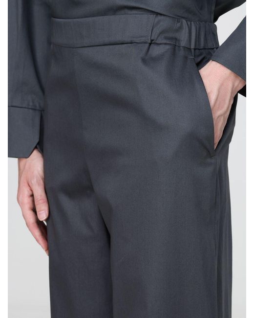 Max Mara Gray High-Waisted Trousers